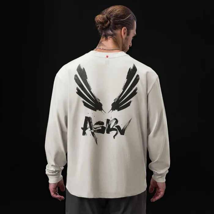 ASRV Long Sleeves Men Tech Essential Relaxed Long Sleeve Stone 034brush Wingsasrv034 ASRV Long Sleeves Men Tech Essential Relaxed Long Sleeve Stone 034brush Wingsasrv034