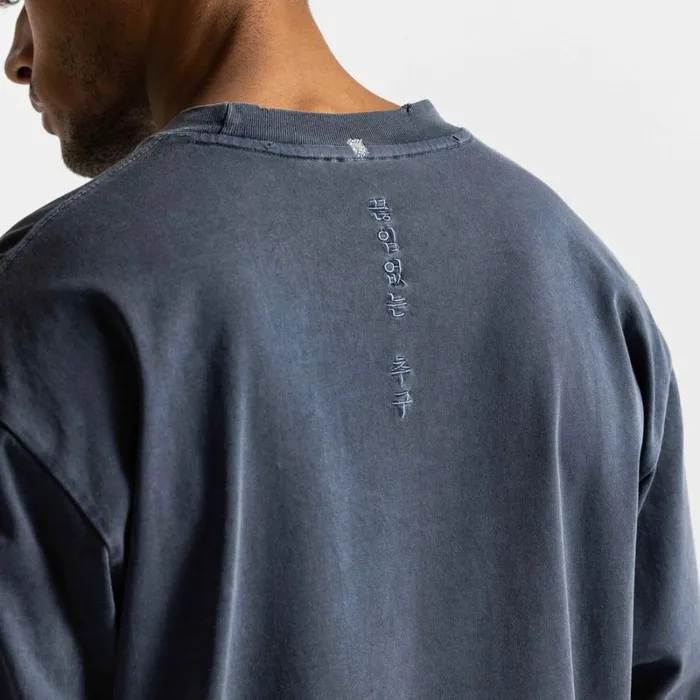 ASRV Long Sleeves Men Technical Essentials Relaxed Long Sleeve Faded Navy
