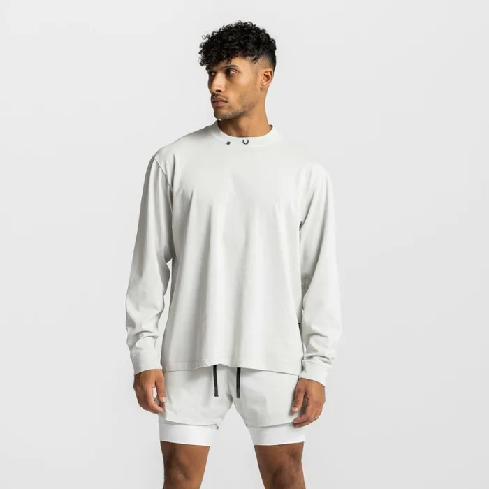 ASRV Long Sleeves Men Technical Essentials Relaxed Long Sleeve Faded Stone