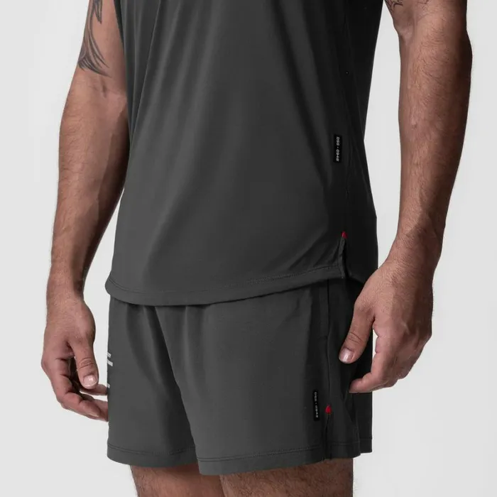 ASRV Short Sleeves Men LaserVent Established Tee Space Grey
