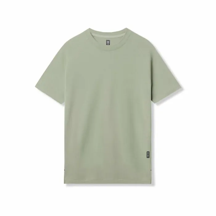 ASRV Short Sleeves Men Supima Fitted Tee Sage