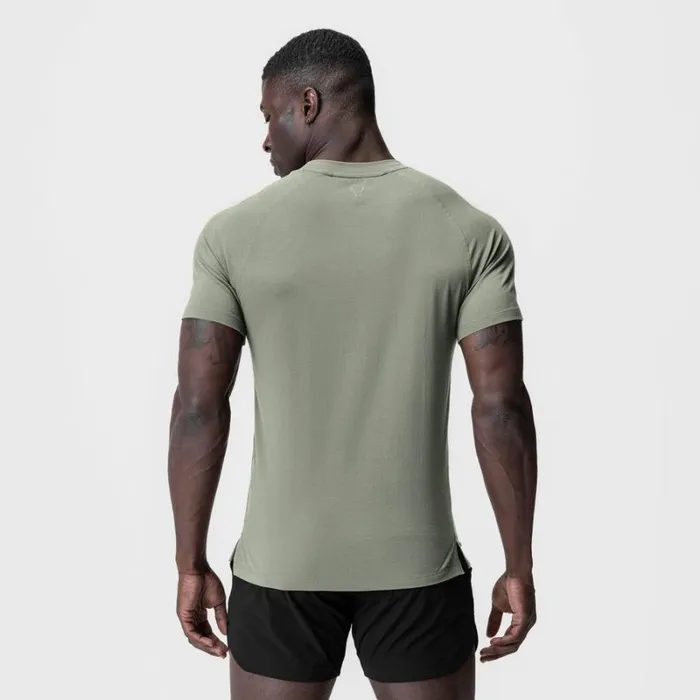 ASRV Short Sleeves Men Supima Fitted Tee Sage