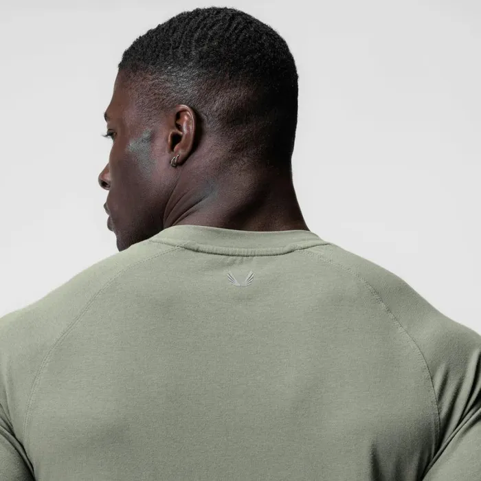ASRV Short Sleeves Men Supima Fitted Tee Sage