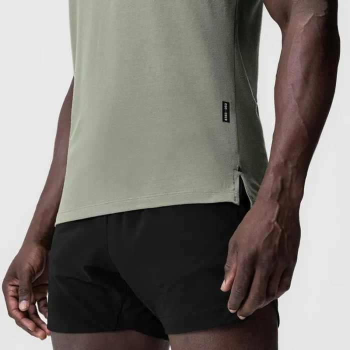 ASRV Short Sleeves Men Supima Fitted Tee Sage
