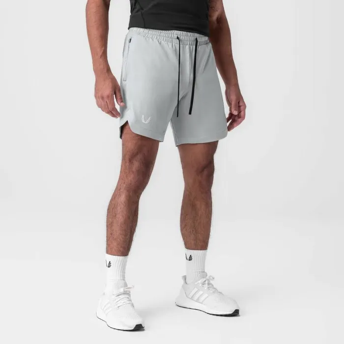 ASRV Shorts Men AeroSilver 7034 Linerless Short Slate Grey