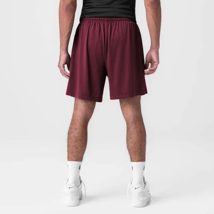 ASRV Shorts Men Reversible 2in1 Short Crimson Red