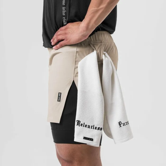 ASRV Shorts Men Ripstop 3034 High Split Liner Short Chaiblack