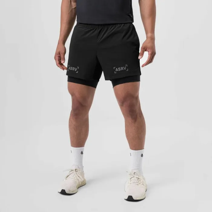 ASRV Shorts Men Ripstop 5034 Liner Short Black
