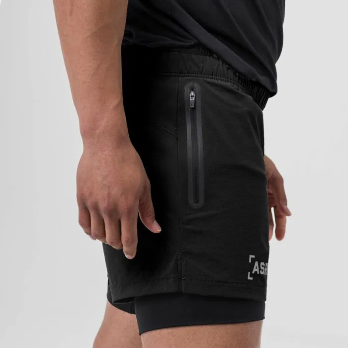 ASRV Shorts Men Ripstop 5034 Liner Short Black