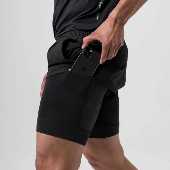 ASRV Shorts Men Ripstop 5034 Liner Short Black