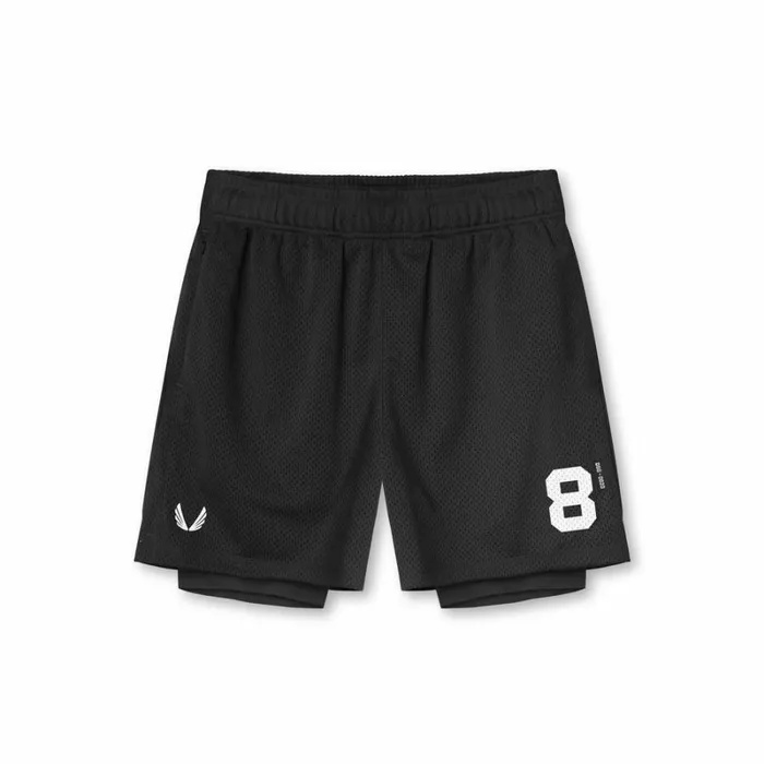 ASRV Shorts Men SilverPlus Mesh Rec Liner Short Blackblack