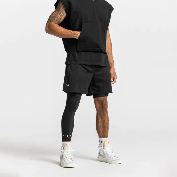 ASRV Shorts Men SilverPlus Mesh Rec Liner Short Blackblack