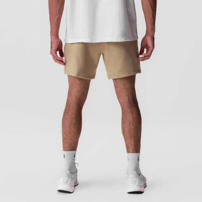 ASRV Shorts Men TechTerry Sidelock Sweat Short Khaki 034stacked Wings034