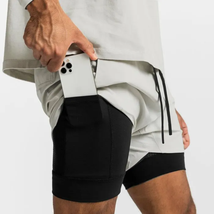 ASRV Shorts Men TETRALITE 5034 Liner Short Stoneblack