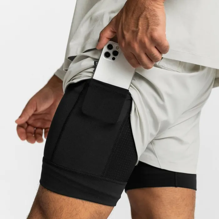 ASRV Shorts Men TETRALITE 5034 Liner Short Stoneblack