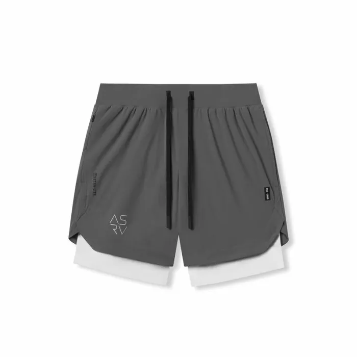 ASRV Shorts Men TetraLite 7034 Liner Short Space Grey 034cyber034white