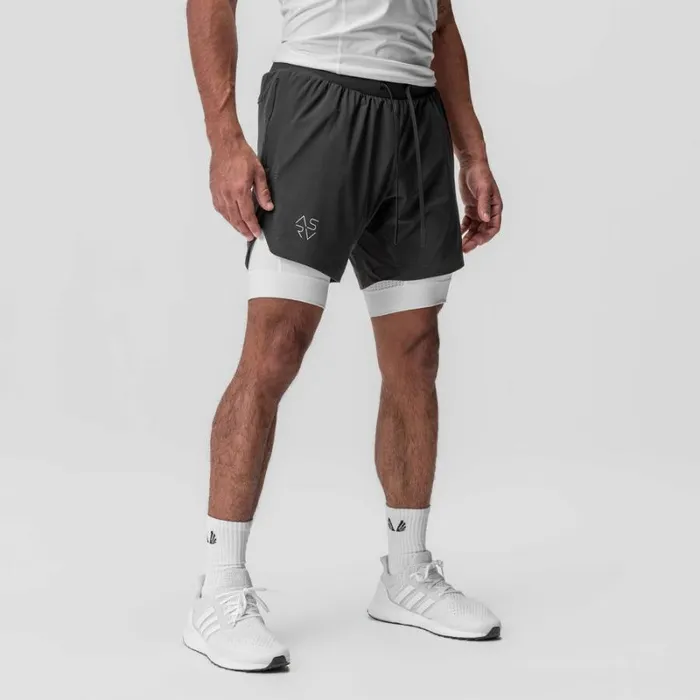 ASRV Shorts Men TetraLite 7034 Liner Short Space Grey 034cyber034white