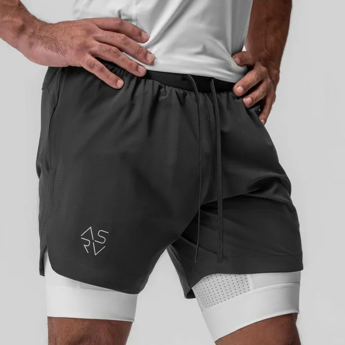 ASRV Shorts Men TetraLite 7034 Liner Short Space Grey 034cyber034white