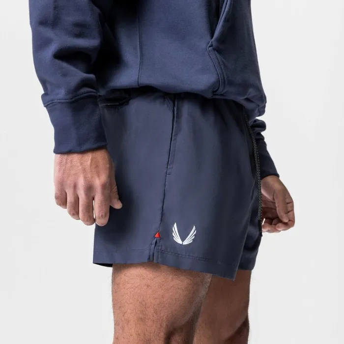 ASRV Shorts Men Vintage 5034 Training Short Navy