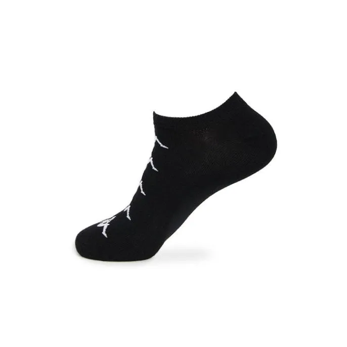 Authentic Assis Socks 3 Pack 8211 Black Black Women Kappa Socks