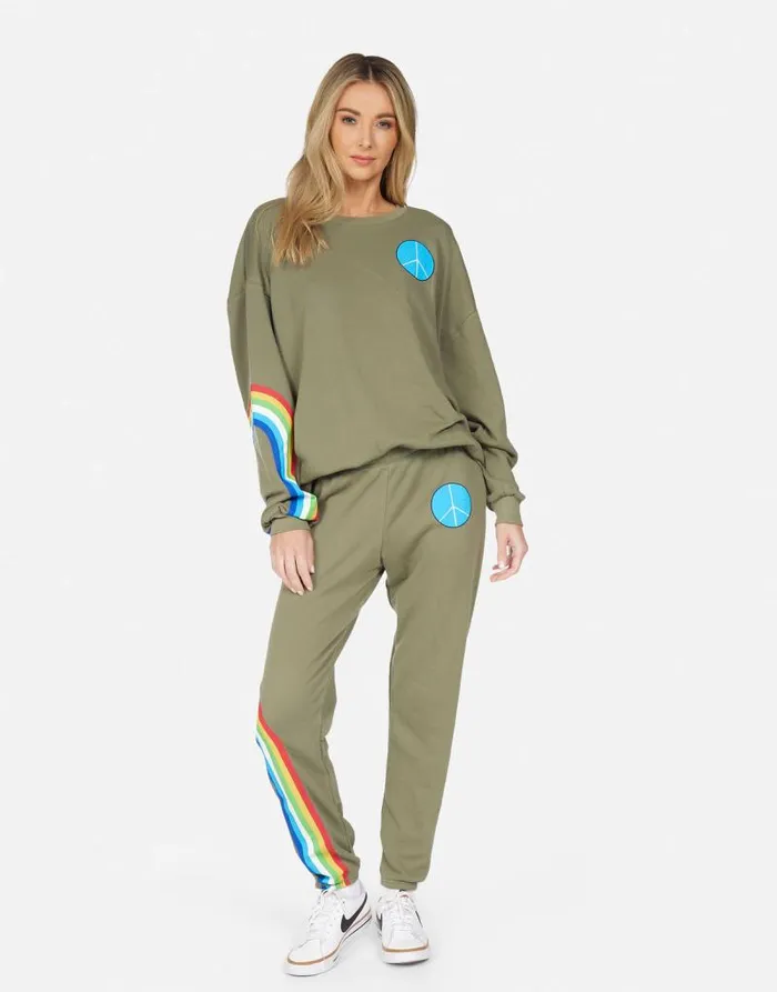 Babbs Elements Daisy Military Women Lauren Moshi Long Sleeve