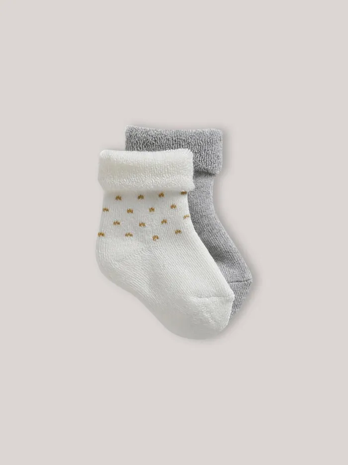Baby Birth Cyrillus Boucl Socks Ambre