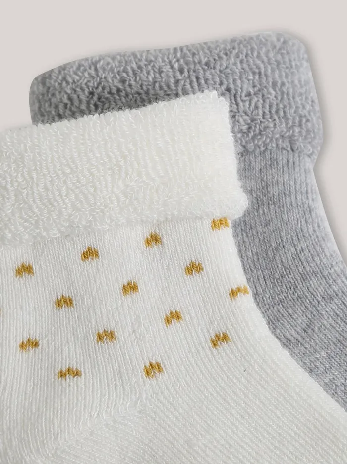 Baby Birth Cyrillus Boucl Socks Ambre