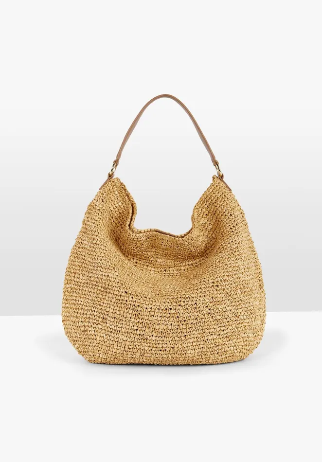 Bags Women Hush Ortley Straw Tote Bag Beige