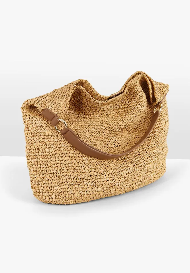 Bags Women Hush Ortley Straw Tote Bag Beige