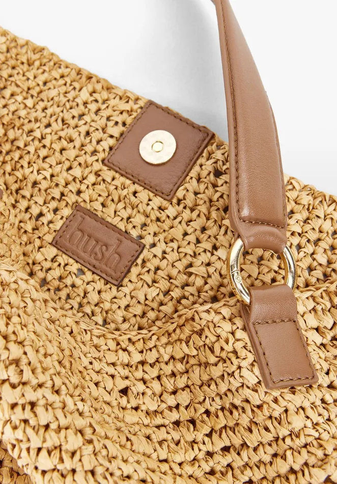 Bags Women Hush Ortley Straw Tote Bag Beige
