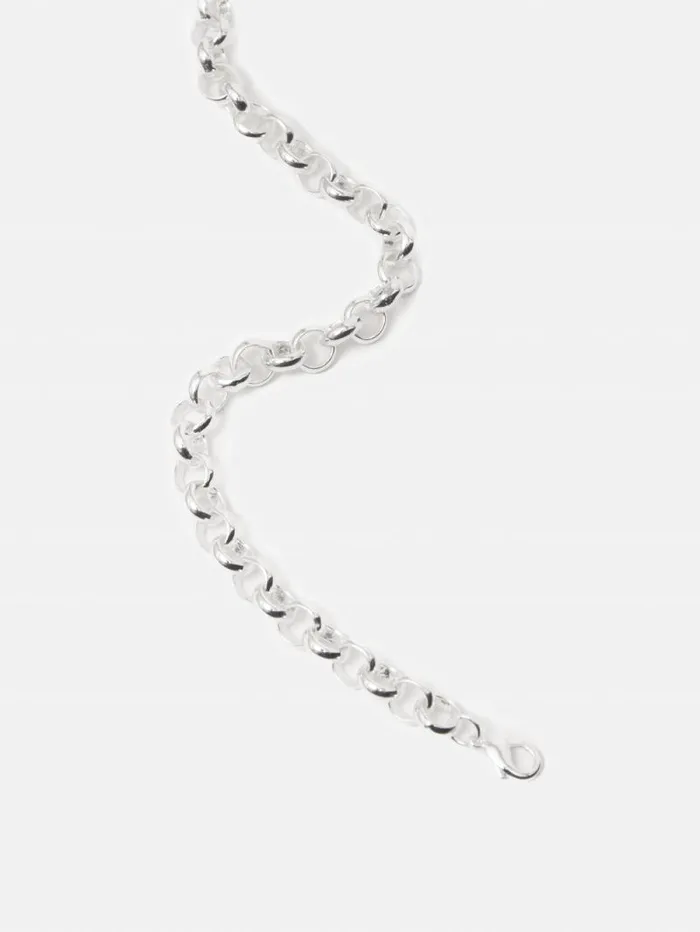 Belcher Chain Necklace Silver Women Jigsaw Party