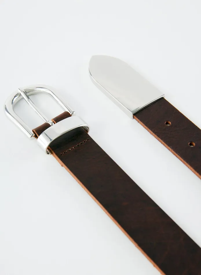 Belts Women Tibi Carlos Leather Belt
