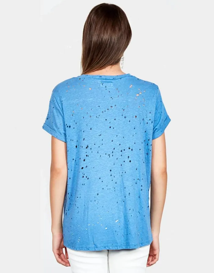Bess Cookie Monster Riptide Women Lauren Moshi Short Sleeve