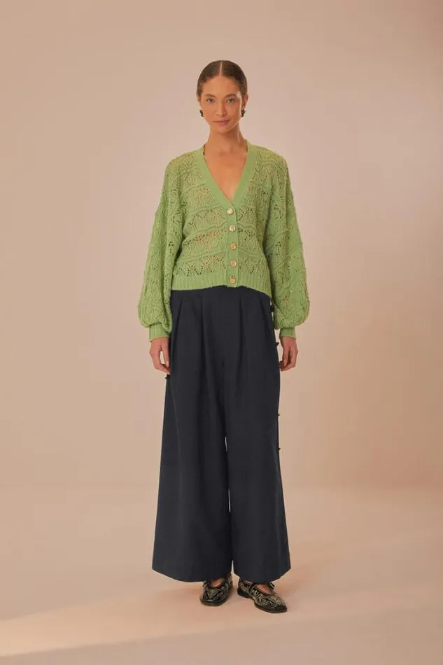 Black Button Pants Women FARM Rio Pants