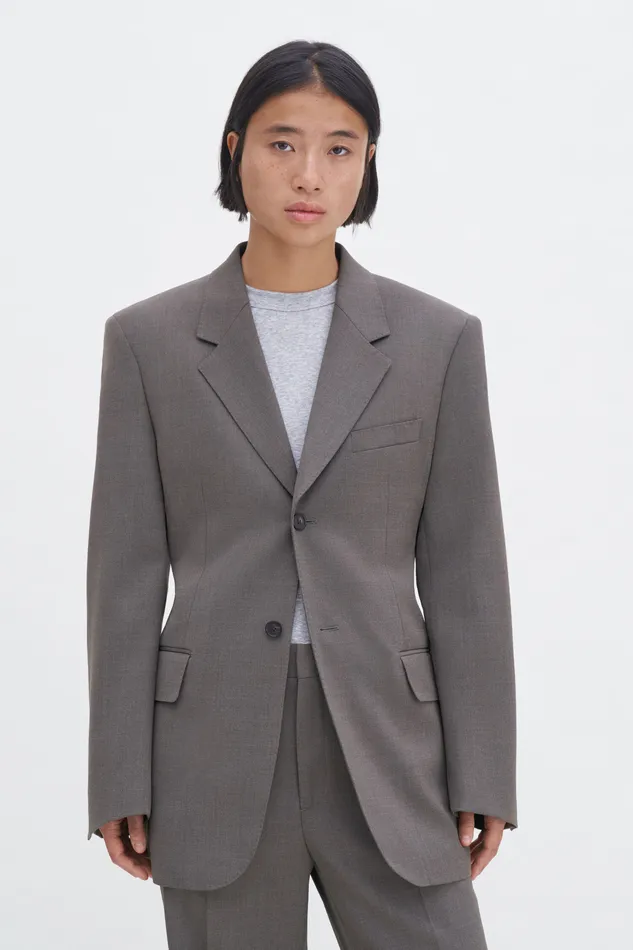 Blazers filippak Women Tailored Hourglass Blazer Driftwood