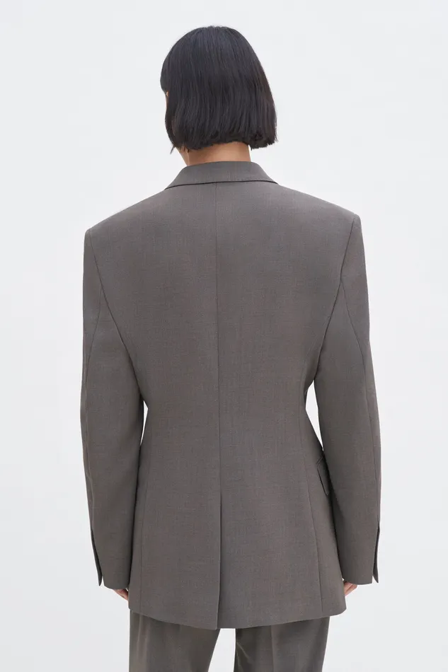 Blazers filippak Women Tailored Hourglass Blazer Driftwood Blazers filippak Women Tailored Hourglass Blazer Driftwood