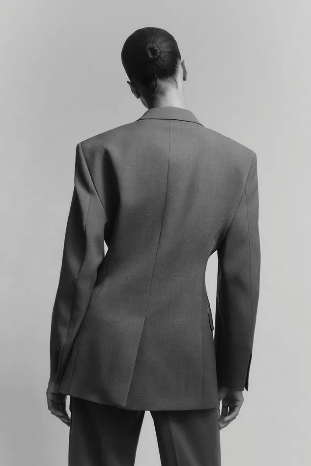 Blazers filippak Women Tailored Hourglass Blazer Driftwood Blazers filippak Women Tailored Hourglass Blazer Driftwood
