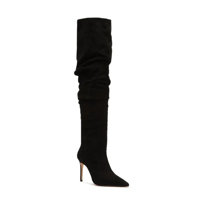 Boots Ashlee Over The Knee Suede Boot Black Schutz Shoes Boots Boots Ashlee Over The Knee Suede Boot Black Schutz Shoes Boots