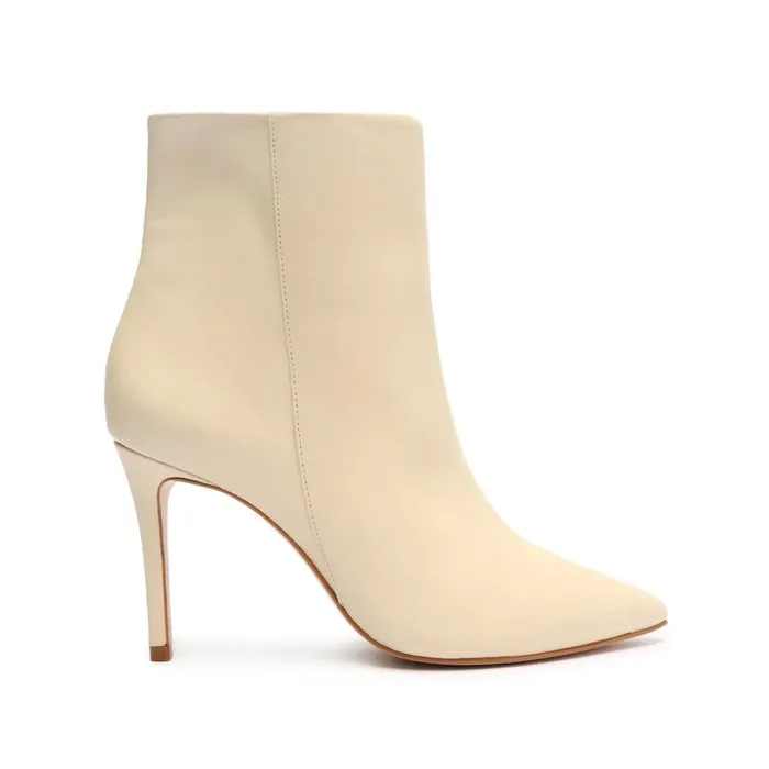 Boots Mikki Leather Bootie Eggshell Schutz Shoes Mikki Boots