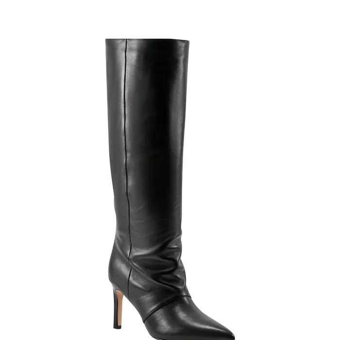 Boots Women Marc Fisher Narysa Dress Boot Black Leather