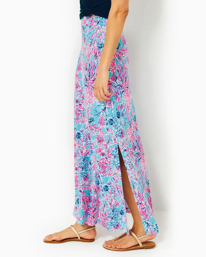 Bottoms Women Lilly Pulitzer Adea Maxi Skirt Celestial Blue Seek And Sea Bottoms Women Lilly Pulitzer Adea Maxi Skirt Celestial Blue Seek And Sea