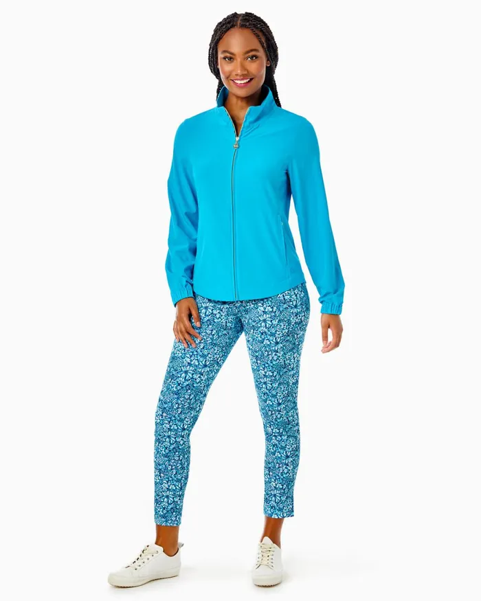 Bottoms Women Lilly Pulitzer UPF 50 Luxletic 28034 Corso Pant Cumulus Blue Blooming Together Golf Bottoms Women Lilly Pulitzer UPF 50 Luxletic 28034 Corso Pant Cumulus Blue Blooming Together Golf
