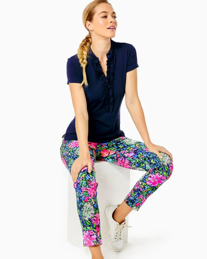 Bottoms Women Lilly Pulitzer UPF 50 Luxletic 28034 Corso Pant Multi Lil Festive Fantasy Golf Bottoms Women Lilly Pulitzer UPF 50 Luxletic 28034 Corso Pant Multi Lil Festive Fantasy Golf