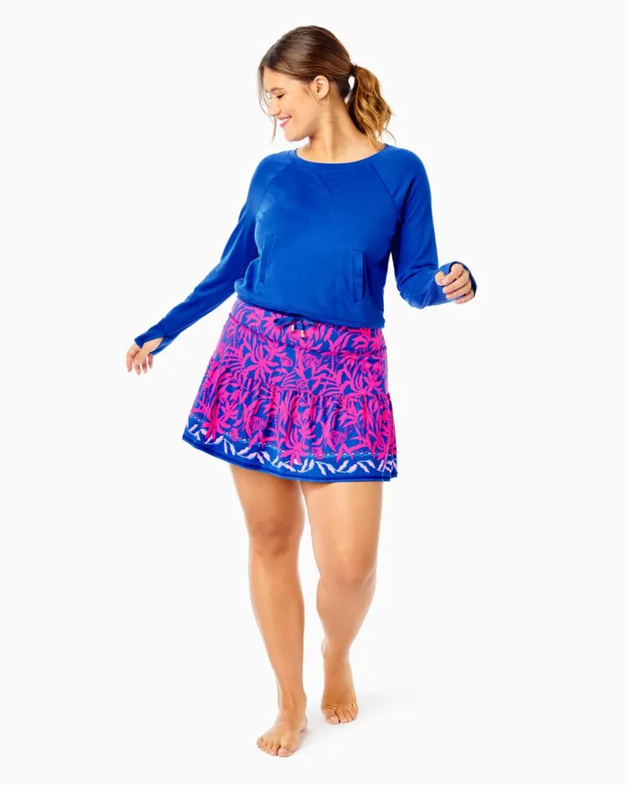 Bottoms Women Lilly Pulitzer UPF 50 Luxletic Gardenia Skort Pink Grenadine Flocking To Paradise Engineered Skort Bottoms Women Lilly Pulitzer UPF 50 Luxletic Gardenia Skort Pink Grenadine Flocking To Paradise Engineered Skort