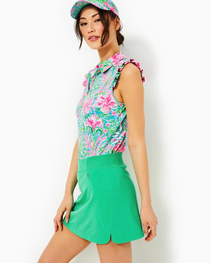 Bottoms Women Lilly Pulitzer UPF 50 Luxletic Run Around Skort Botanical Green Bottoms Women Lilly Pulitzer UPF 50 Luxletic Run Around Skort Botanical Green