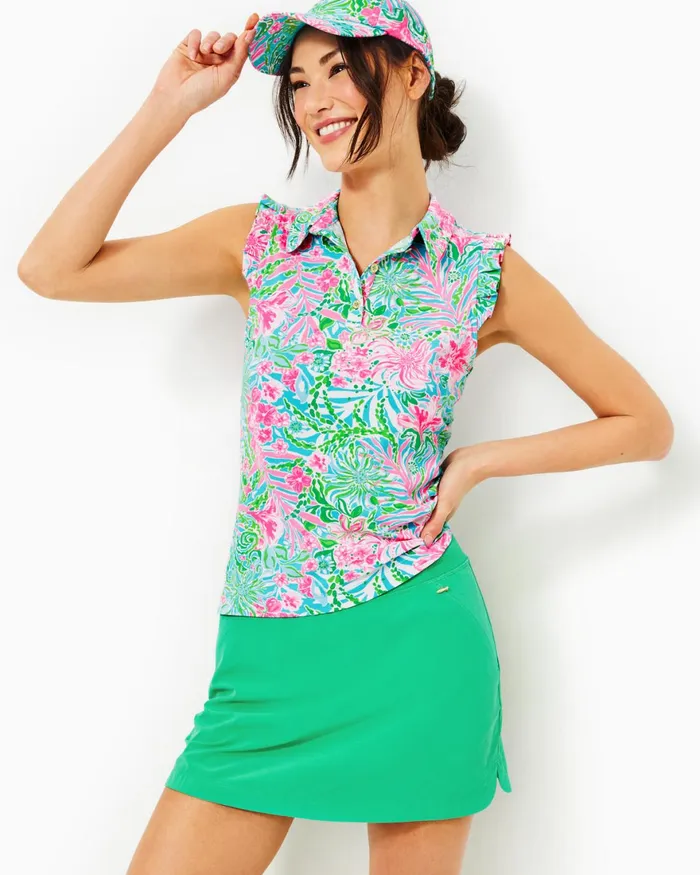 Bottoms Women Lilly Pulitzer UPF 50 Luxletic Run Around Skort Botanical Green Bottoms Women Lilly Pulitzer UPF 50 Luxletic Run Around Skort Botanical Green