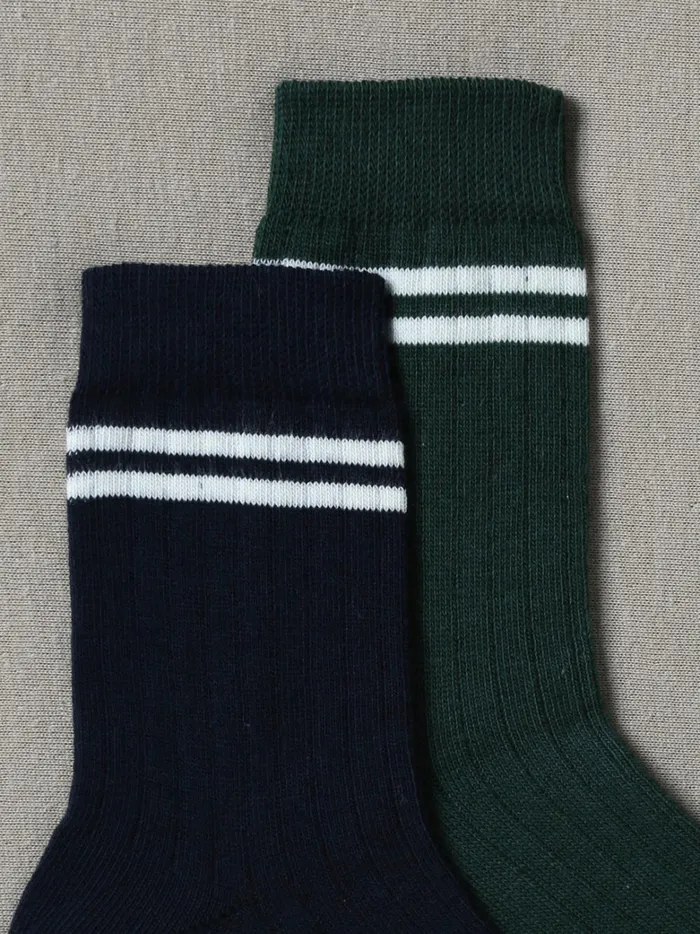 Boys Accessories Cyrillus Pack Of 2 Pairs Of Socks Vert Boys Accessories Cyrillus Pack Of 2 Pairs Of Socks Vert