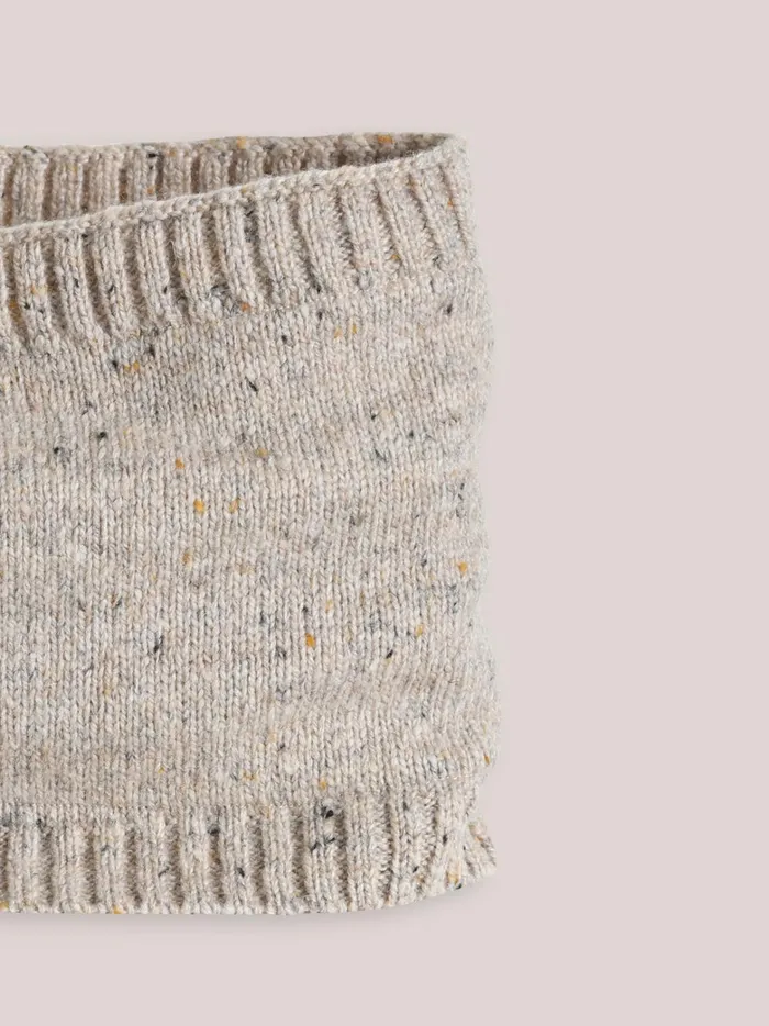 Boys Accessories Cyrillus Speckled Snood Ecru