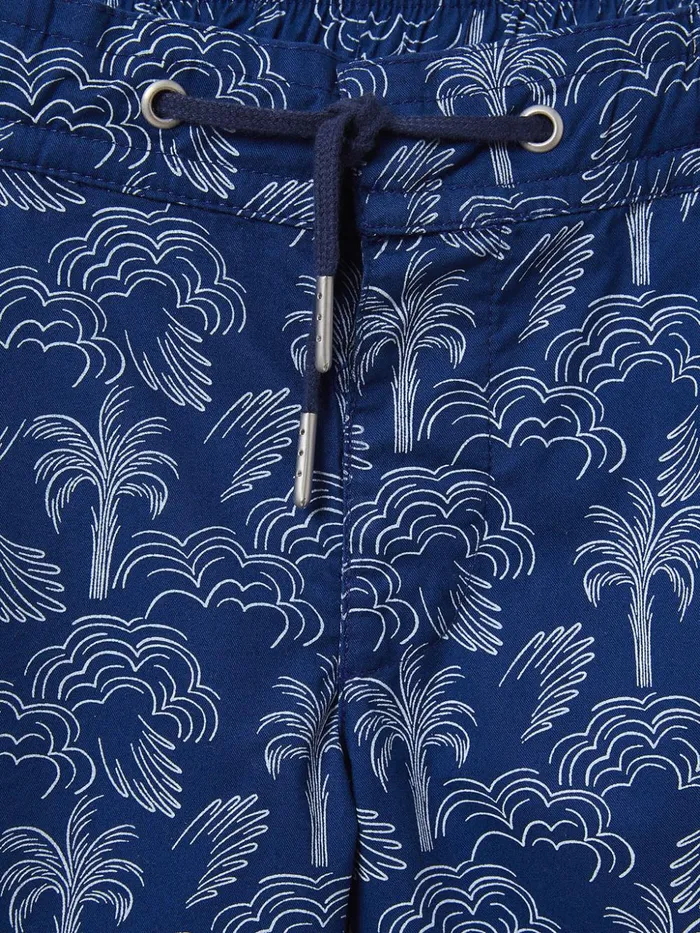 Boys Clothing Cyrillus Palm Print Bermuda Shorts