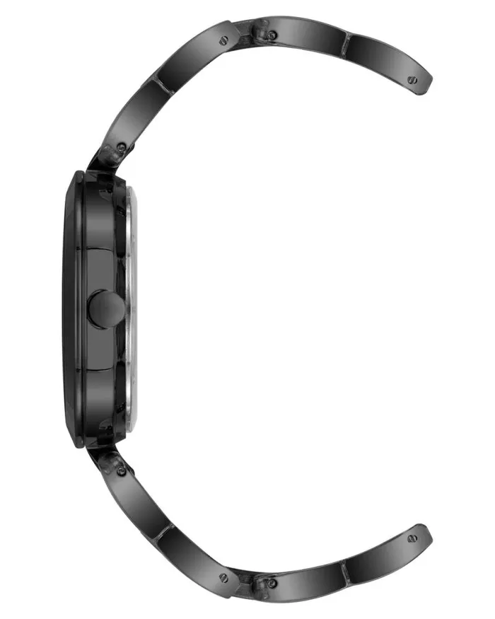 Bracelet Link Watch Black Women Nine West Straps Bracelet Link Watch Black Women Nine West Straps